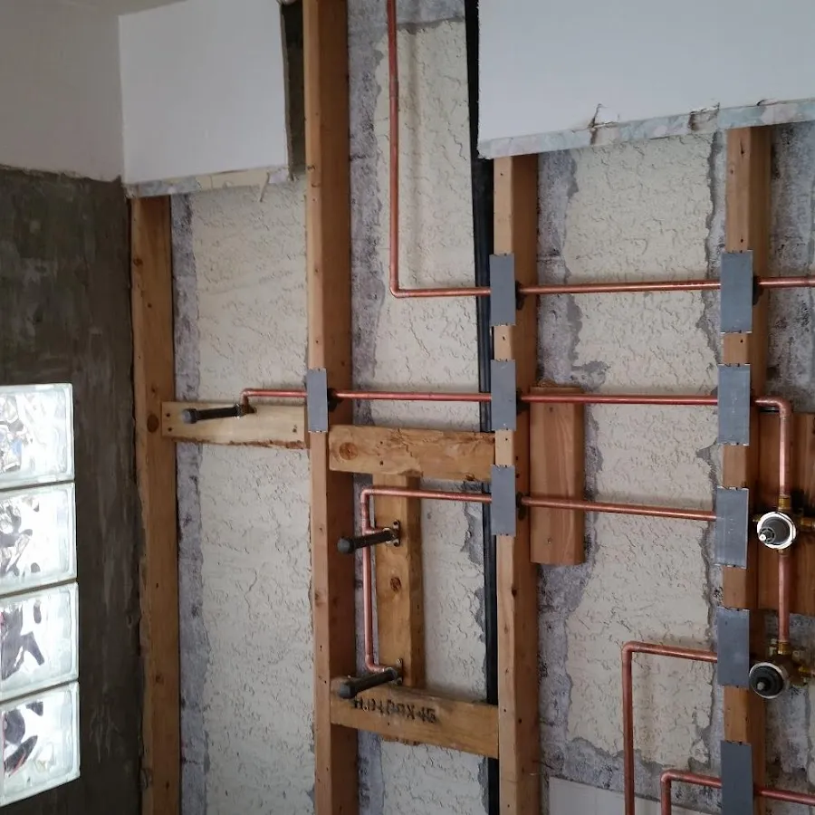 Copper pipe installation for Burst Pipe Repair in Brazil
